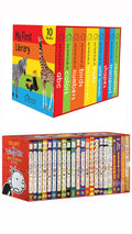 Diary of a Wimpy Kid 1-22 Boxed Set for Kids with  My First Library: Boxset of 10