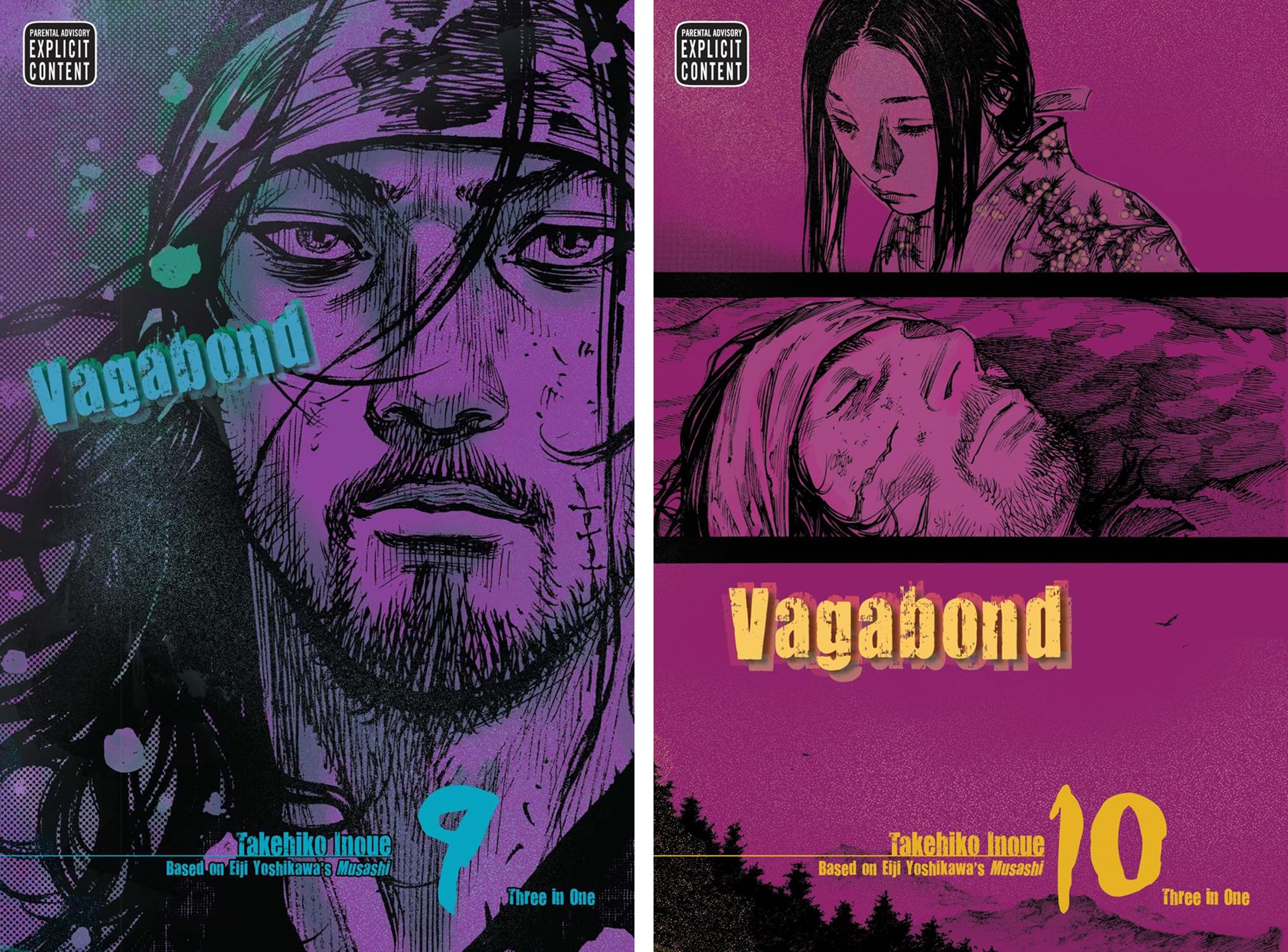 Vagabond (Volumes 1–12) VIZBIG Manga Set | Takehiko Inoue