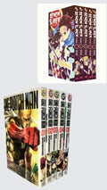 Action Hit Manga Bundle: Demon Slayer & One-Punch Man (Vol. 1-5 Each) 💥 With Bonus Manga Wall Framed Poster!