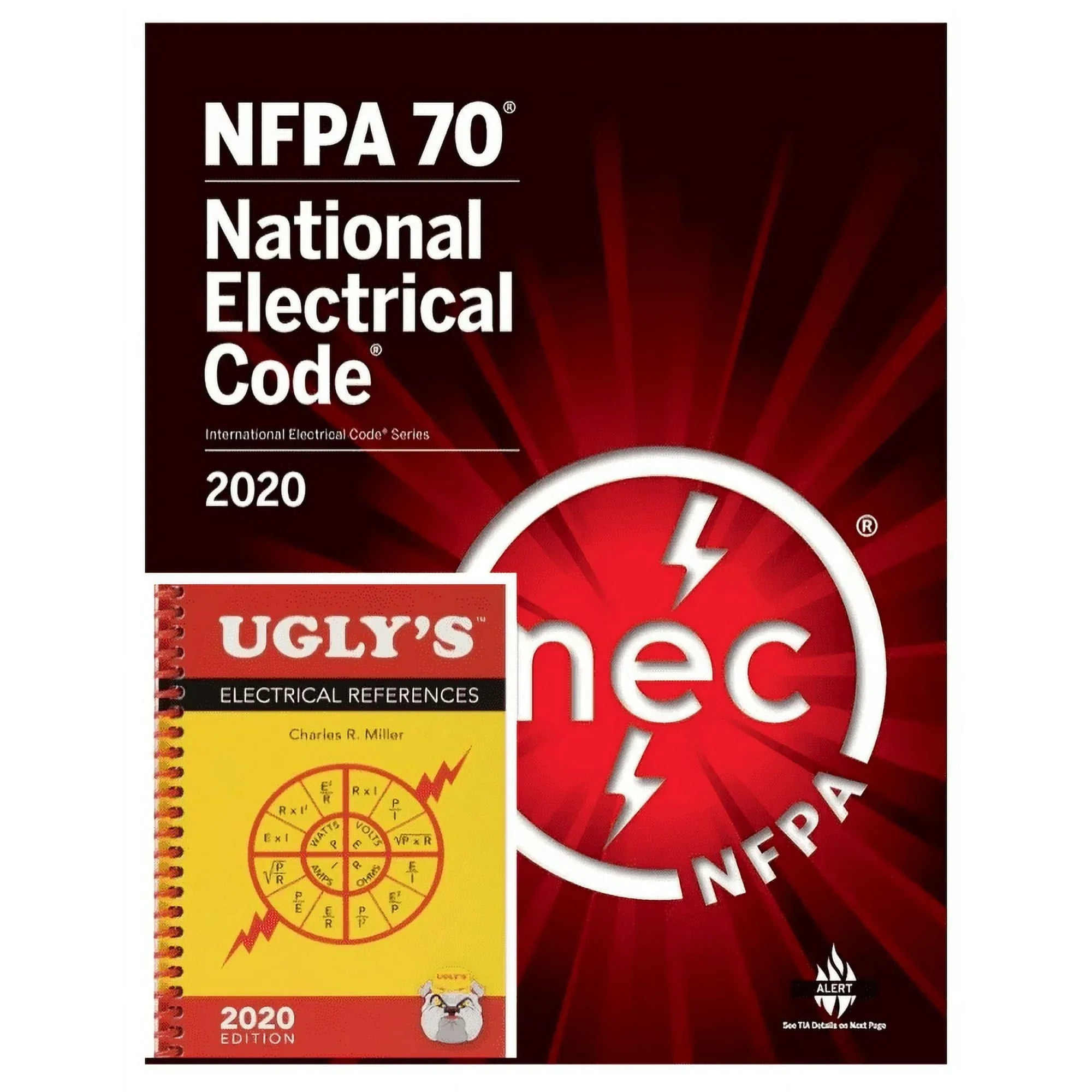 NFPA 70 National Electrical Code (2020 edition) (Paperback) + UGLY'S Electrical Refrences 2020 (Spiral Bound)