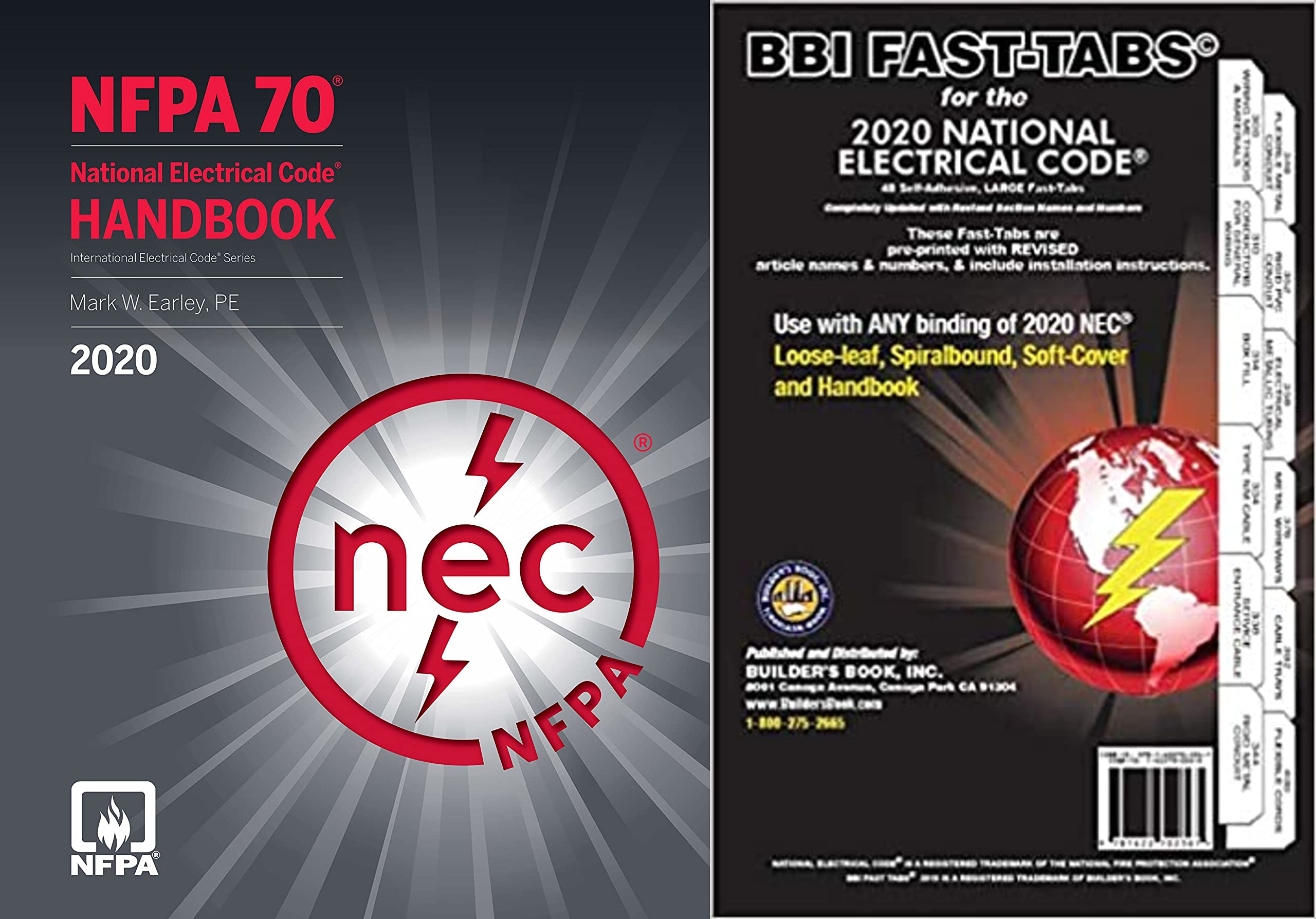 NFPA 70 NEC 2020 Handbook with BBI Fast TAB for Handbook - Edu Lover