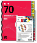 Nec 2023 National electrical code 2023 Edition spiral bound with Color Coded EZ Tabs for the NEC - Edu Lover
