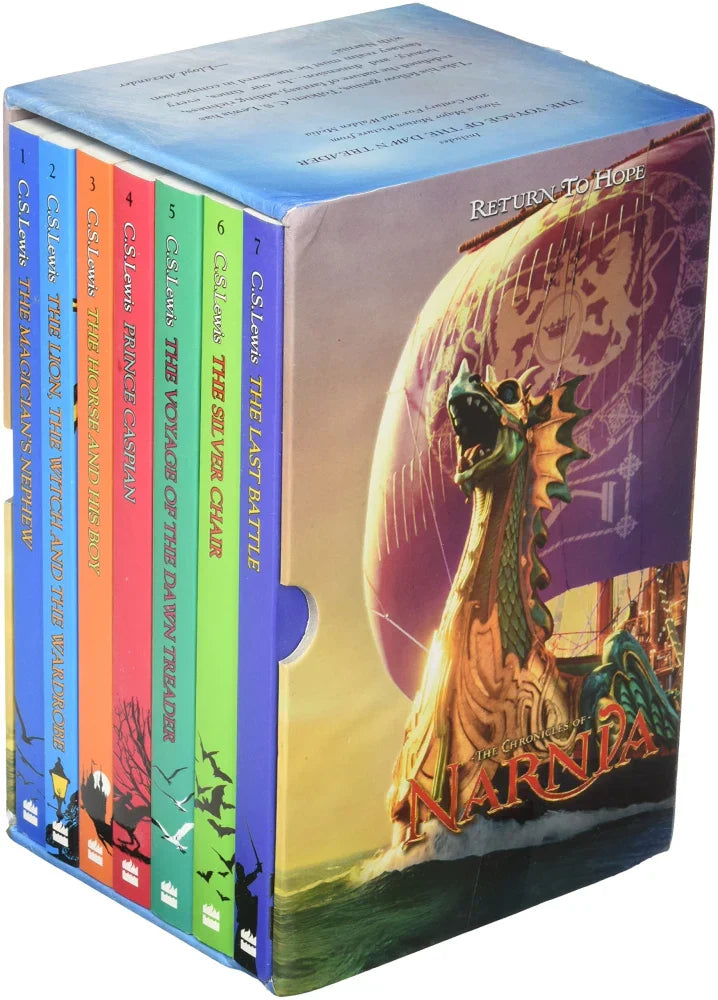 CHRONICLES OF NARNIA BOX SET  (English, Paperback, C. S. Lewis) 1-7 Set - Edu Lover