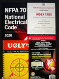 NFPA 70 National Electrical Code NEC 2020 Spiral, Index Tabs, UGLY 2020 Electrical Reference and BBI Fast Tabs - Edu Lover